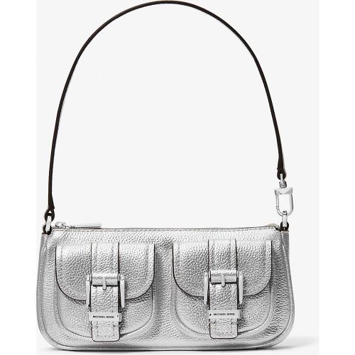 MK Petite pochette Zoe en cuir métallisé - Michael Kors - MICHAEL Michael Kors - Modalova