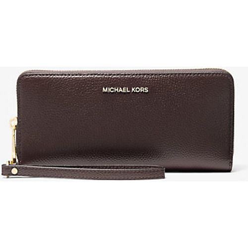 MK Grand portefeuille continental Jet Set Travel en cuir grainé - Michael Kors - MICHAEL Michael Kors - Modalova