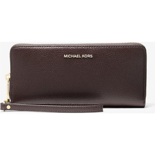 MK Grand portefeuille continental Jet Set Travel en cuir grainé - Michael Kors - MICHAEL Michael Kors - Modalova