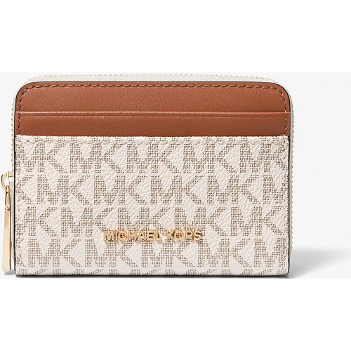 MK Petit porte-cartes entièrement zippé Jet Set à logo Signature - Michael Kors - MICHAEL Michael Kors - Modalova