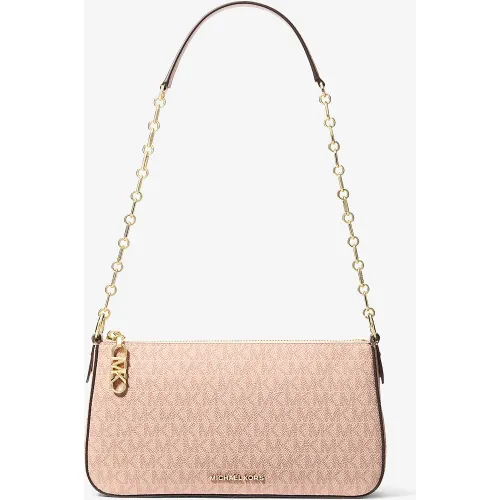 MK Sac de soirée Empire de taille moyenne à maillons et logo Signature - Michael Kors - MICHAEL Michael Kors - Modalova