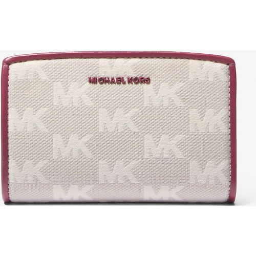 MK Portefeuille Bryant de taille moyenne en jacquard à logo - Michael Kors - MICHAEL Michael Kors - Modalova