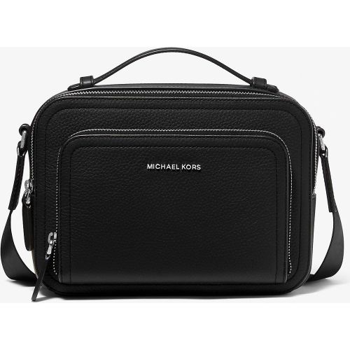 MK Sac à bandoulière Hudson en cuir grainé - Michael Kors - Michael Kors Mens - Modalova