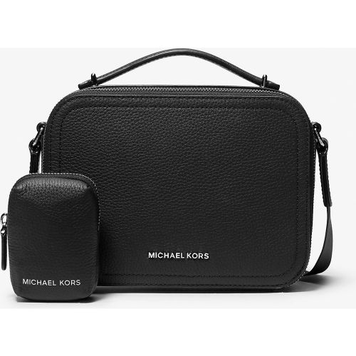 MK Sac à bandoulière Hudson en cuir grainé - Michael Kors - Michael Kors Mens - Modalova