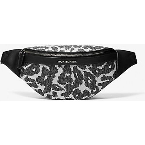 MK Sac ceinture Hudson à logo motif léopard - - Michael Kors - Michael Kors Mens - Modalova
