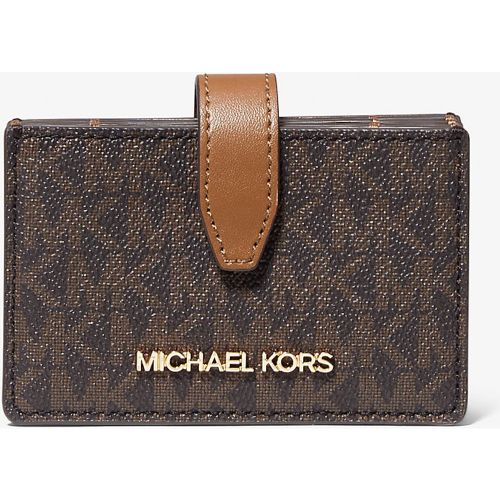 MK Porte-cartes accordéon Jet Set à logo de taille moyenne - Michael Kors - Michael Kors Outlet - Modalova