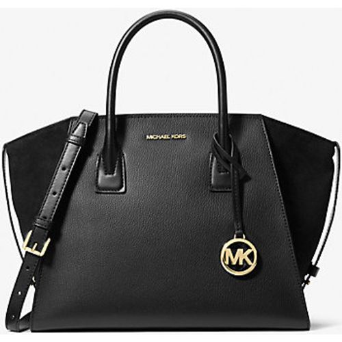 MK Grand sac Avril en cuir et daim - Michael Kors - Michael Kors Outlet - Modalova