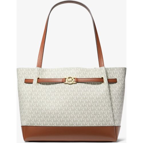 MK Grand cabas Reed à Logo Signature - Michael Kors - Michael Kors Outlet - Modalova