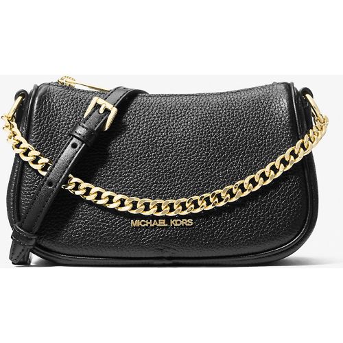 MK Petit sac à bandoulière convertible Carmela en cuir grainé - Michael Kors - Michael Kors Outlet - Modalova