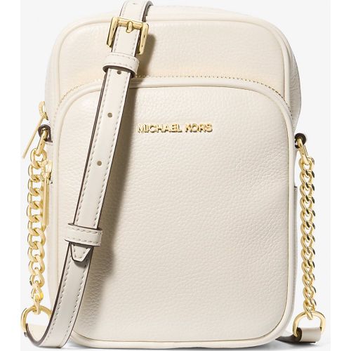 MK Sac à bandoulière Jet Set Travel de taille moyenne en cuir grainé - Michael Kors - Michael Kors Outlet - Modalova