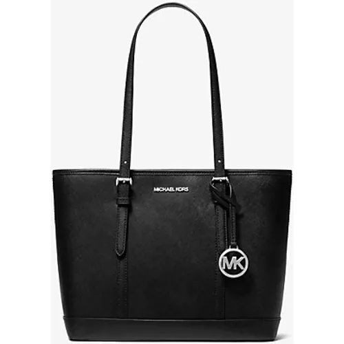 MK Petit cabas Jet Set Travel en cuir saffiano avec glissière supérieure - Michael Kors - Michael Kors Outlet - Modalova