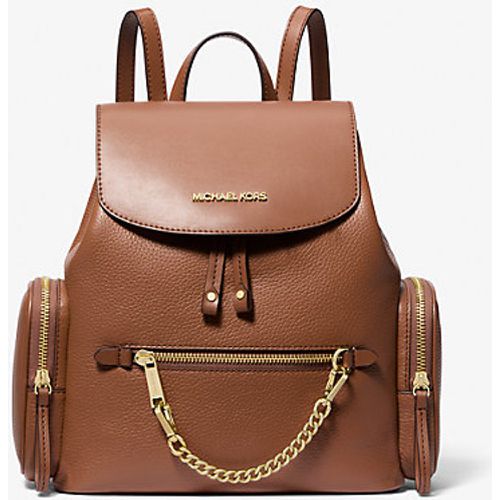 MK Sac à dos Jet Set de taille moyenne en cuir grainé - Michael Kors - Michael Kors Outlet - Modalova