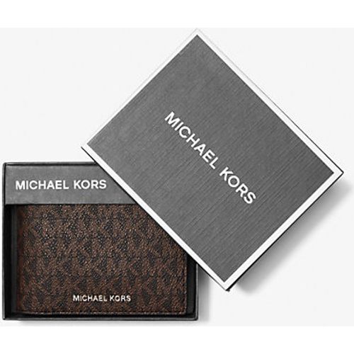 MK Portefeuille compact Harrison à logo avec porte-cartes - /NOIR () - Michael Kors - Michael Kors Mens - Modalova
