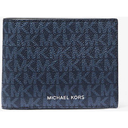 MK Portefeuille compact Harrison à logo avec porte-cartes - /BLEU PÂLE (Bleu) - Michael Kors - Michael Kors Mens - Modalova