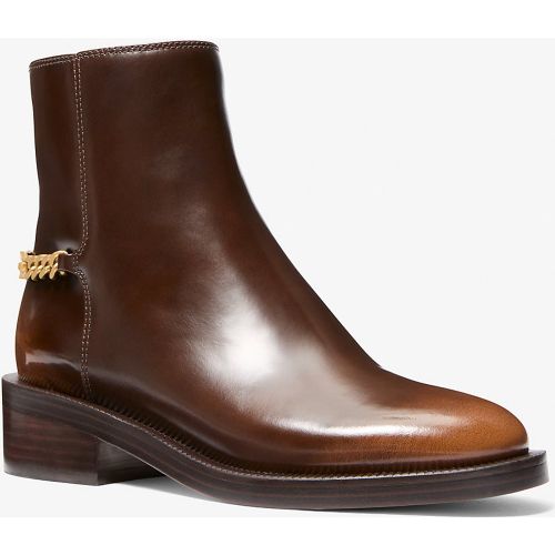 MK Botte Carlisle en cuir bruni - Michael Kors - MICHAEL Michael Kors - Modalova
