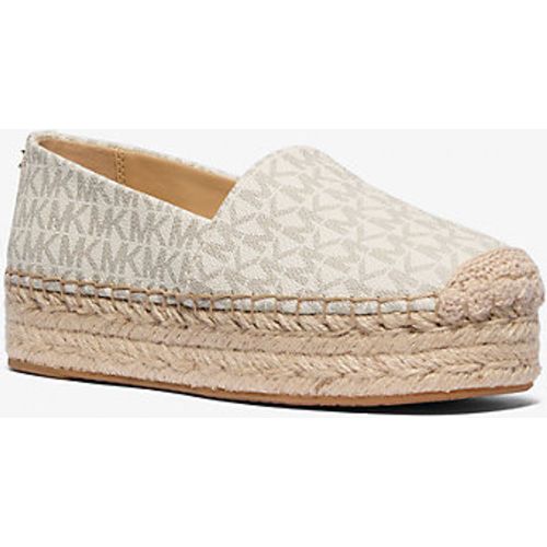 MK Espadrille Lynn à semelle compensée et logo Signature - Michael Kors - MICHAEL Michael Kors - Modalova