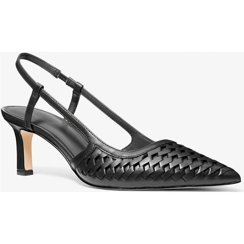 MK Escarpin Alora en cuir tressé à la main avec bride arrière - Michael Kors - MICHAEL Michael Kors - Modalova