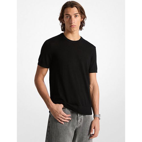 MK T-shirt en laine - Michael Kors - Michael Kors Mens - Modalova