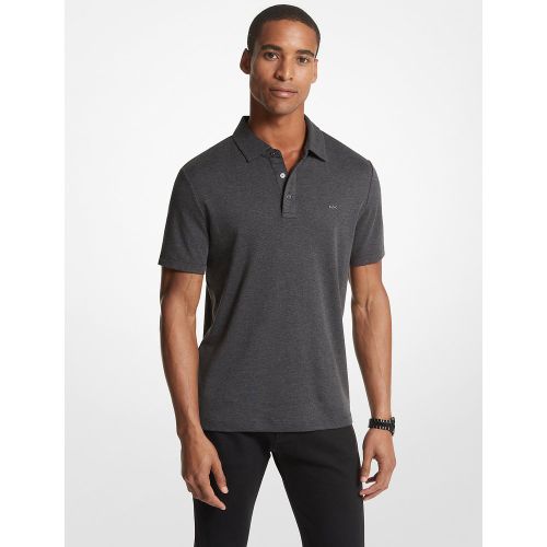 MK Polo en coton à logo brodé - Michael Kors - Michael Kors Mens - Modalova