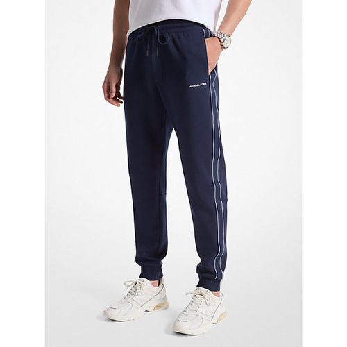 MK Pantalon de jogging en mélange de coton avec bande à logos - Michael Kors - Michael Kors Mens - Modalova