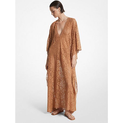 MK Caftan en dentelle fleurie - Michael Kors - MICHAEL KORS COLLECTION - Modalova