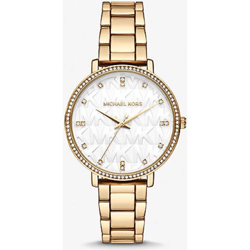 MK Montre Pyper dorée avec logo en relief - Michael Kors - Modalova