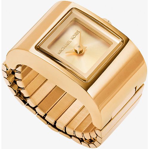 MK Montre façon bague Darrington dorée - Michael Kors - Modalova