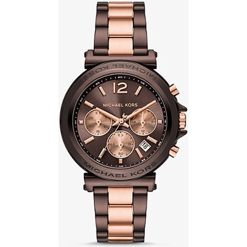 MK Montre Maren bicolore surdimensionnée - Michael Kors - Modalova