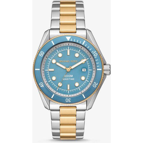 MK Montre Maritime bicolore surdimensionnée - Michael Kors - Modalova