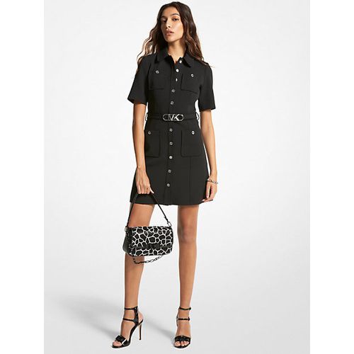 MK Robe utilitaire en crêpe extensible avec ceinture - Michael Kors - MICHAEL Michael Kors - Modalova