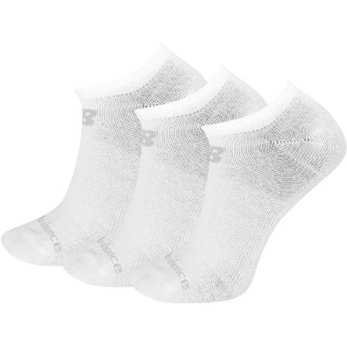 Unisexe Performance Cotton Flat Knit No Show Socks 3 Pack en , Taille M - New Balance - Modalova