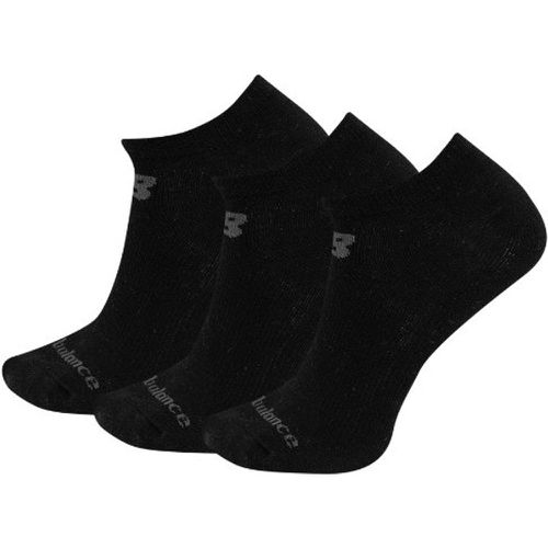 Unisexe Performance Cotton Flat Knit No Show Socks 3 Pack en , Taille L - New Balance - Modalova