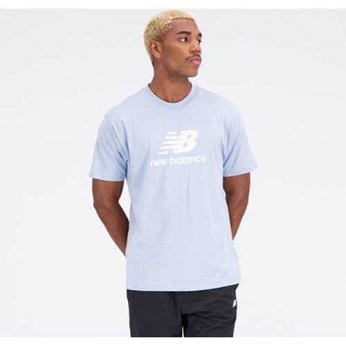 Essentials Stacked Logo Cotton Jersey Short Sleeve T-shirt en , Taille 2XL - New Balance - Modalova