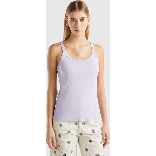 Benetton, Débardeur Lilas En Pur Coton, taille M, Lilas - United Colors of Benetton - Modalova