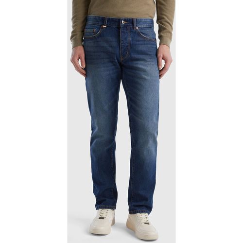 Benetton, Jeans Droit, taille 32, Bleu Foncé - United Colors of Benetton - Modalova