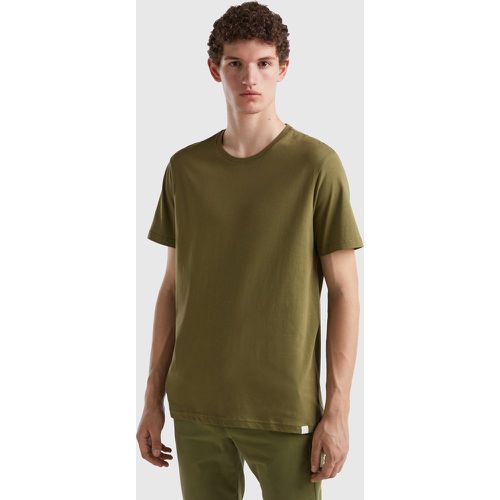 Benetton, T-shirt Vert Militaire, taille XXL, Vert Foncé - United Colors of Benetton - Modalova