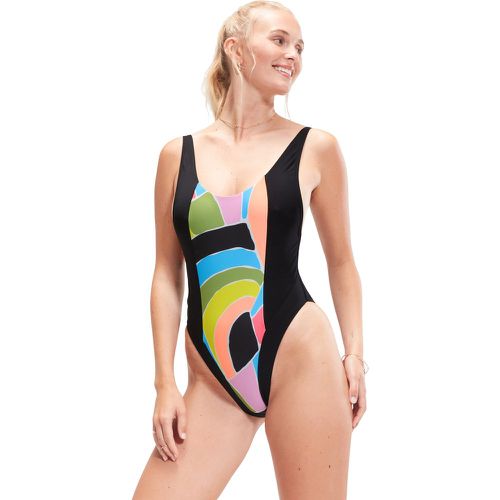 Maillot de bain FLU3NTE imprimé mosaïque /rose - Speedo - Modalova