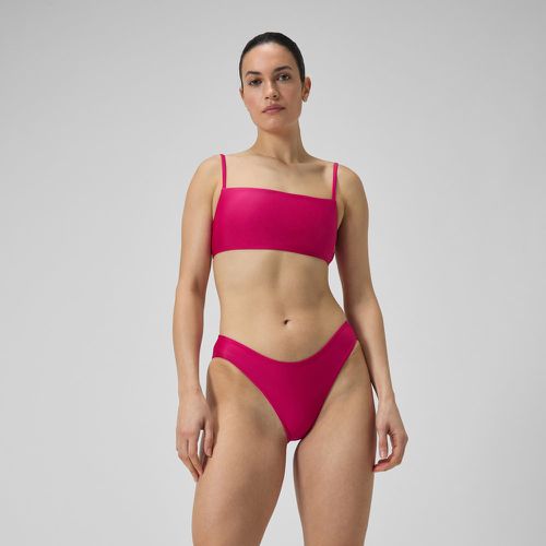 Maillot de bain 2 pièces uni à fines bretelles réglabless Magenta Brume - Speedo - Modalova