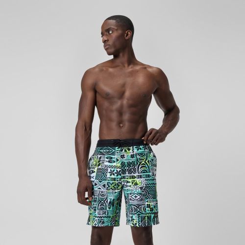 Short de bain Bondi imprimé 50 cm, s, noir/blanc - Speedo - Modalova