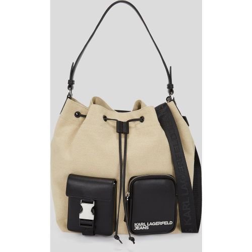 Utility Canvas Bucket Bag, , /, Taille: One size - Karl Lagerfeld - Modalova