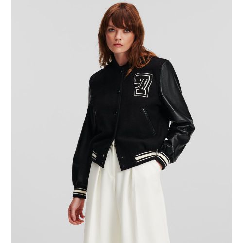 Blouson Aviateur De Style Universitaire, , , Taille: 34 - Karl Lagerfeld - Modalova