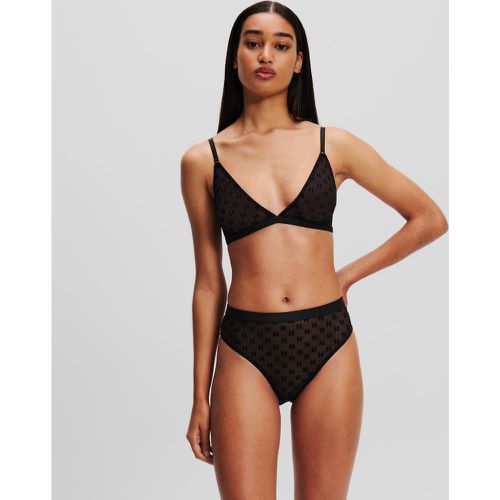 Soutien-gorge Triangle En Mesh Kl Monogram, , , Taille: XL - Karl Lagerfeld - Modalova