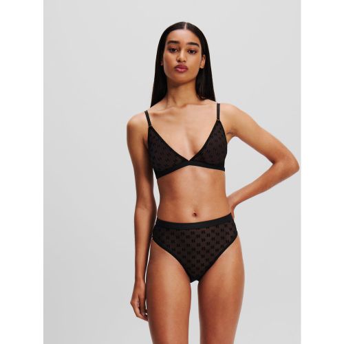 Soutien-gorge Triangle En Mesh Monogram, , , Taille: L - Karl Lagerfeld - Modalova
