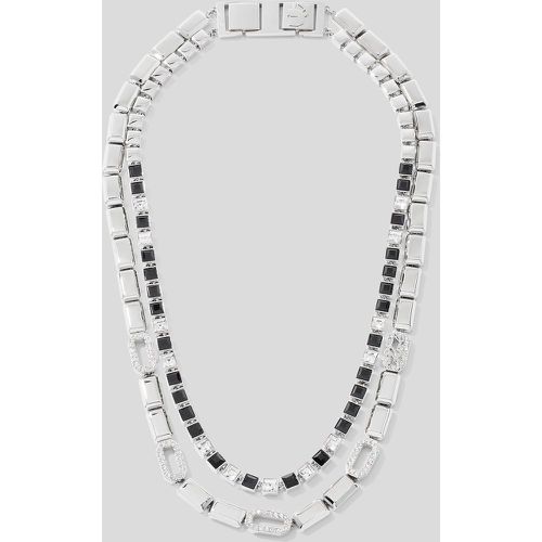 Collier De Cristaux Pavés Karl Signature, , , Taille: L00 - Karl Lagerfeld - Modalova