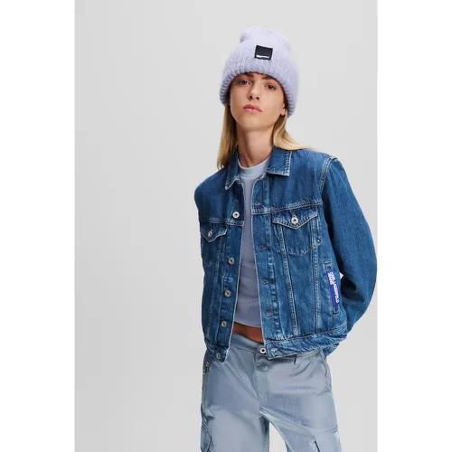 Veste En Jean Coupe Droite Klj, , BLEU MOYEN DÉLAVÉ, Taille: XM - KL Jeans - Modalova