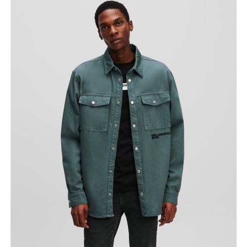 Surchemise En Denim, , , Taille: L - Karl Lagerfeld - Modalova