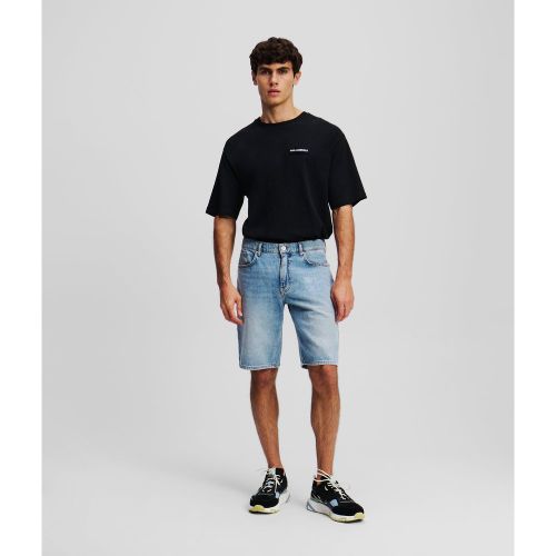 Short En Jean Délavé, , , Taille: 29 - Karl Lagerfeld - Modalova