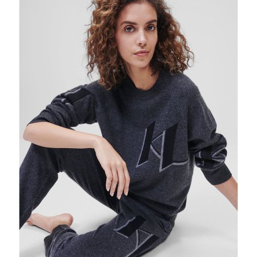Pull Kl Monogram En Cachemire, , , Taille: XL - Karl Lagerfeld - Modalova