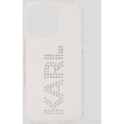 Coque Ornée Du Logo En Strass Pour Iphone 16 Pro, , , Taille: One size - Karl Lagerfeld - Modalova
