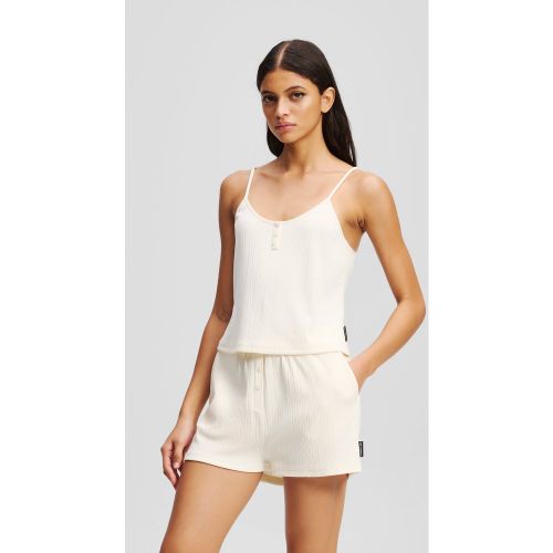 Logo Ribbed Short Pajama Set, , , Taille: L - Karl Lagerfeld - Modalova